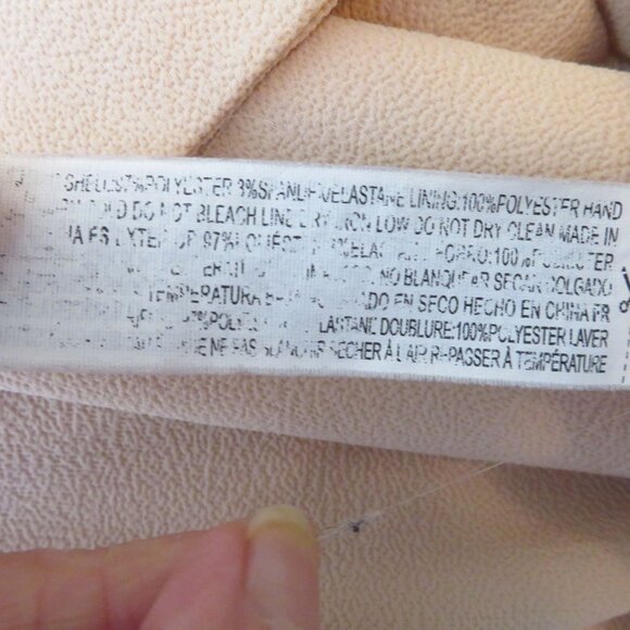 Forever 21 Contemporary Beige Open Front Waterfall Jacket Womens M Modern Design - Picture 8 of 8